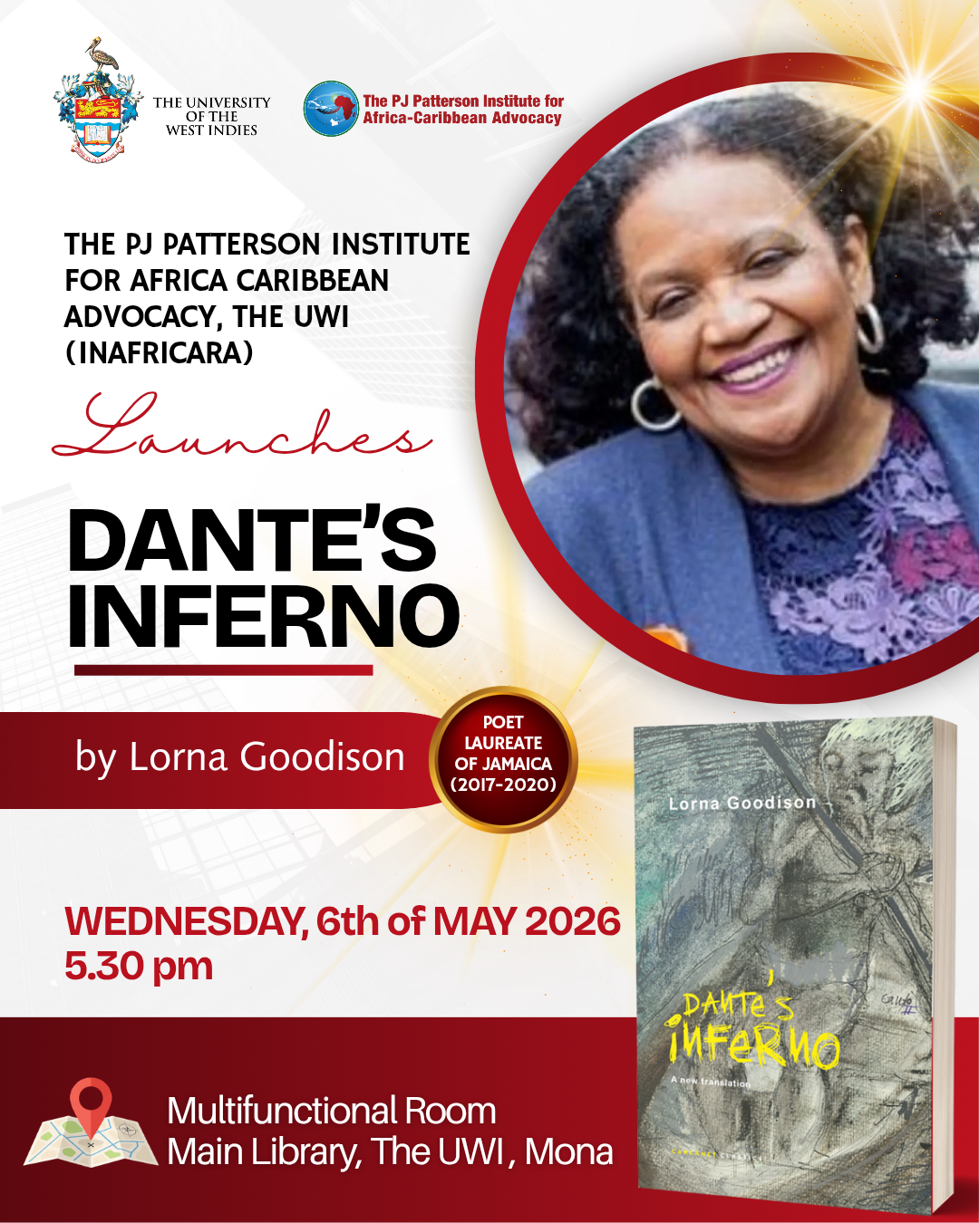 The PJ Patterson Institute for Africa Caribbean Advocacy: Book Launch - Dante's Inferno by Lorna Goodison 
