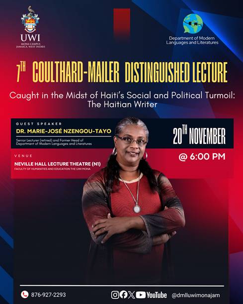 7th Coulthard-Mailer Distinguished Lecture | Guest Speaker - Dr. Marie-José Nzengou-Tayo