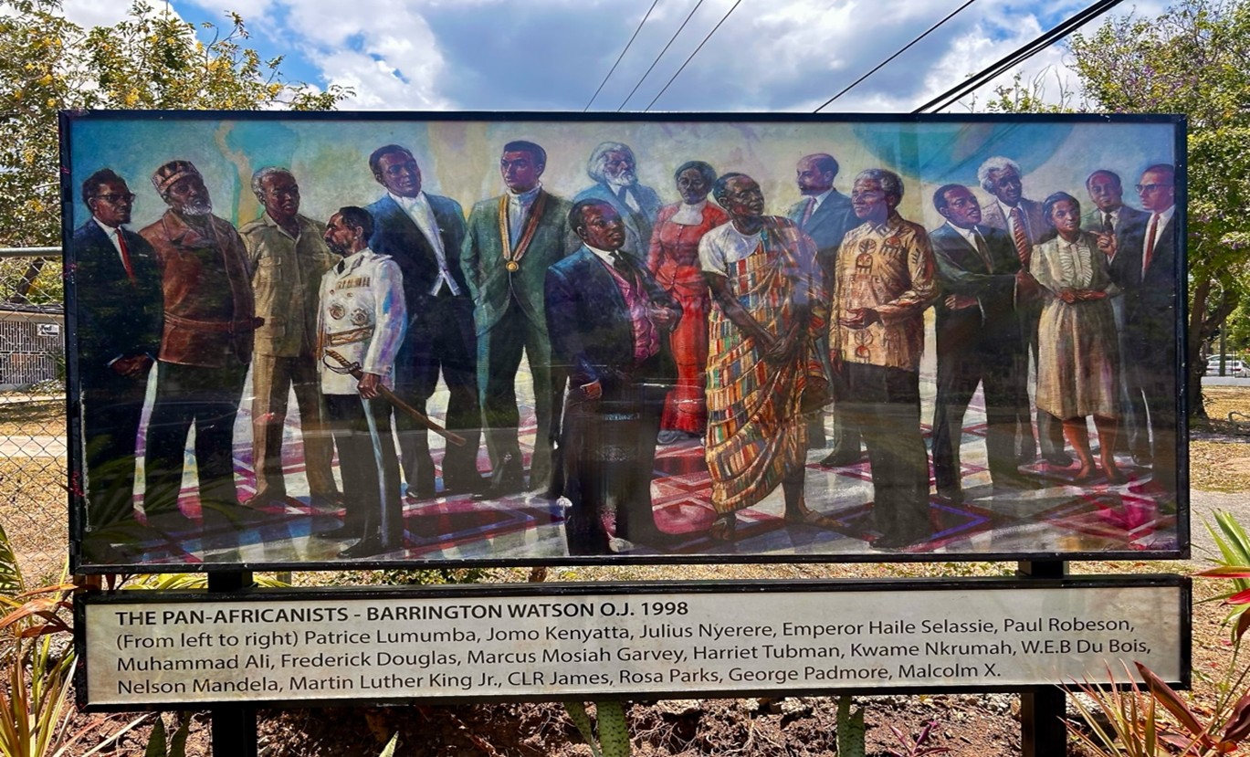 The PJ Patterson Institute for Africa Caribbean Advocacy Unveils Mural of the famous ‘The Pan-Africanists’ Painting