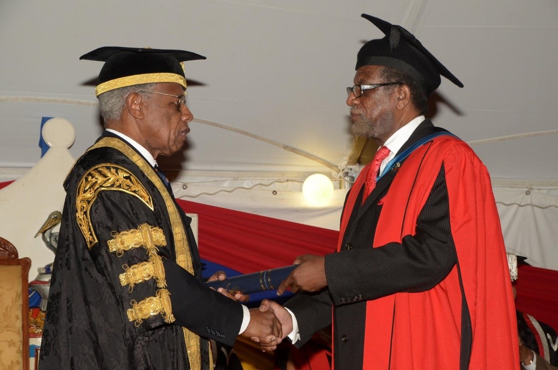 The UWI mourns the passing of its 2014 honorary graduand, Ryland T Campbell