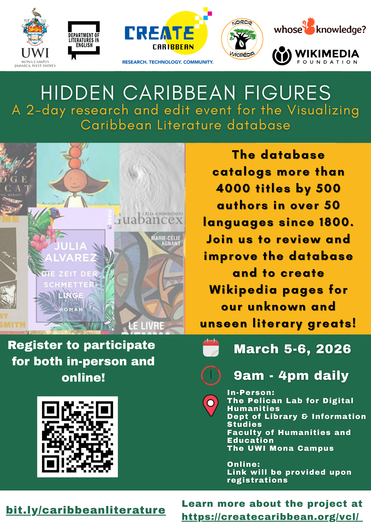 Hidden Caribbean Figures Workshop