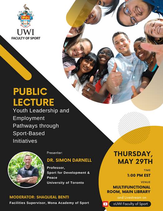 Public Lecture - Youth Leadership and Employment Pathways through Sport-Based Initiatives