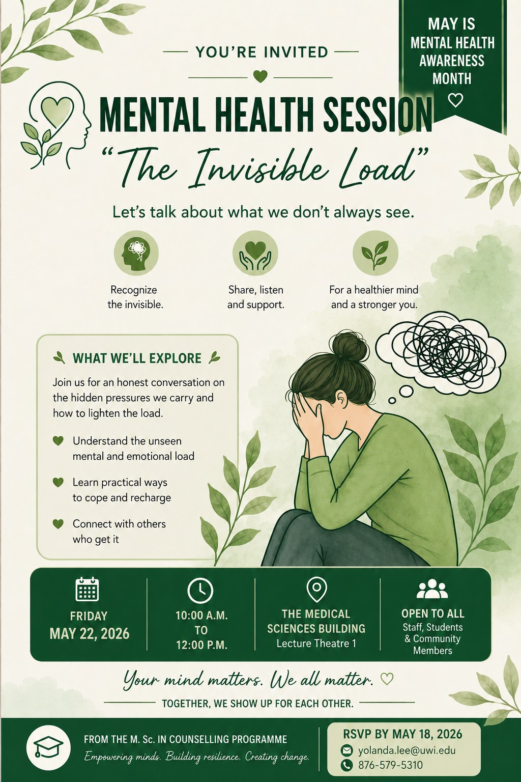 Mental Health Awareness Session - "The Invisible Load" | The Hugh Wynter Institute