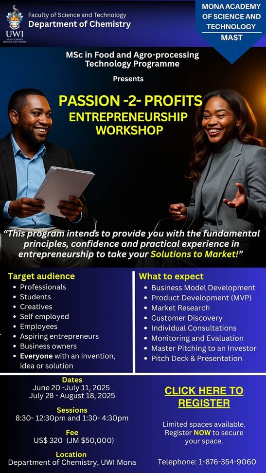 Passion 2 Profits Entrepreneurship Workshop