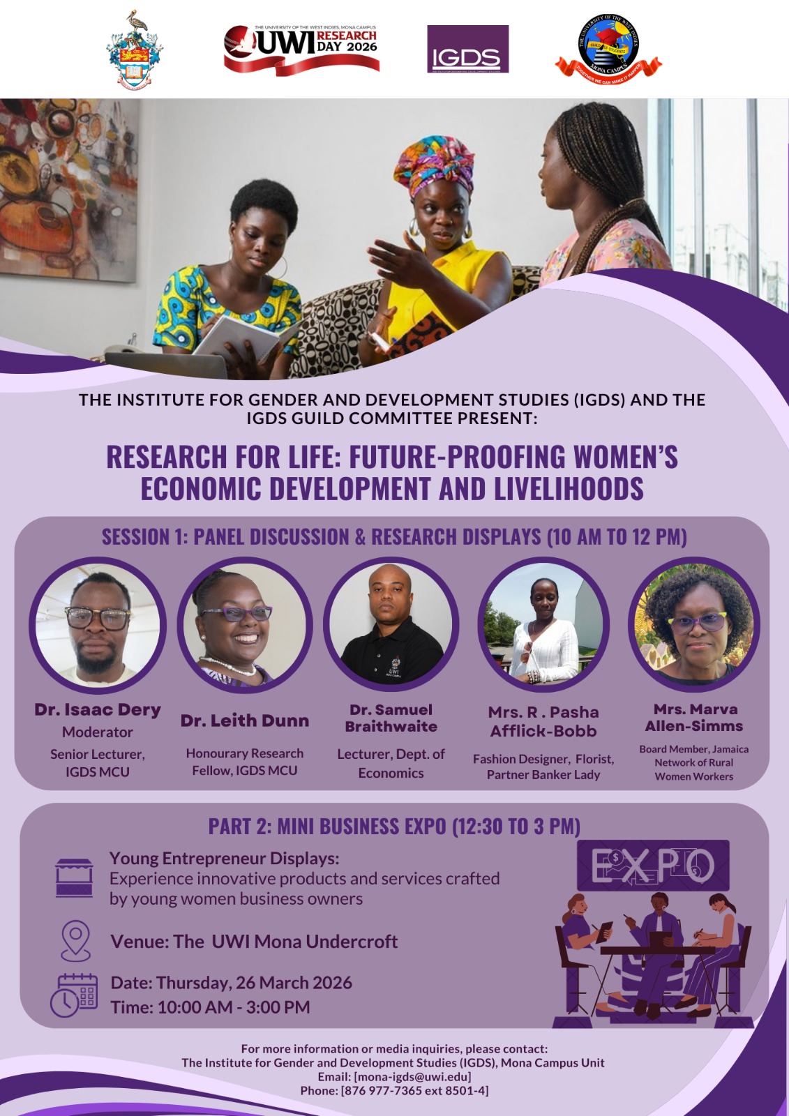 IGDS Presents: Research for Life – Future-Proofing Women’s Economic Development and Livelihoods